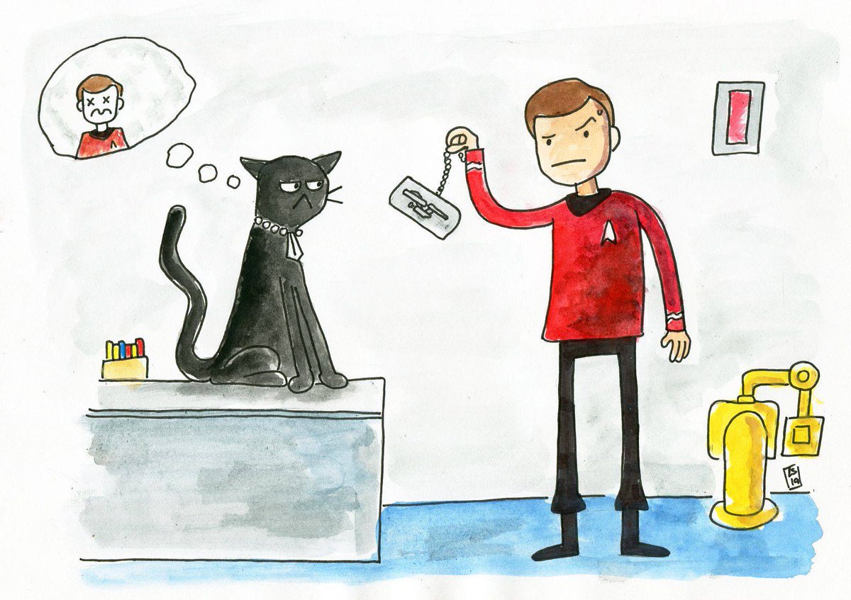 LeeDrawsStuff's tweet photo. Revisiting 30 Days of Red Shirts
Day Twenty-Four: Sympathetic Magic
Sylvia is about to make something in Todd go pop using her mind.
#StarTrek https://t.co/P4Xcp38y5p