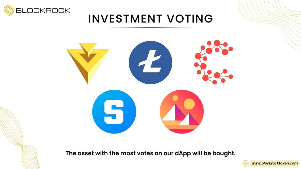 The Community has to decide 📢 Which assets should we buy? [DCA] 1. $NEXA 2. $LTC 3. $CSPR 4. $SAND 5. $MANA The asset with the most Votes on our dApp will be bought. 👉🏼 dapp.blockrocktoken.com