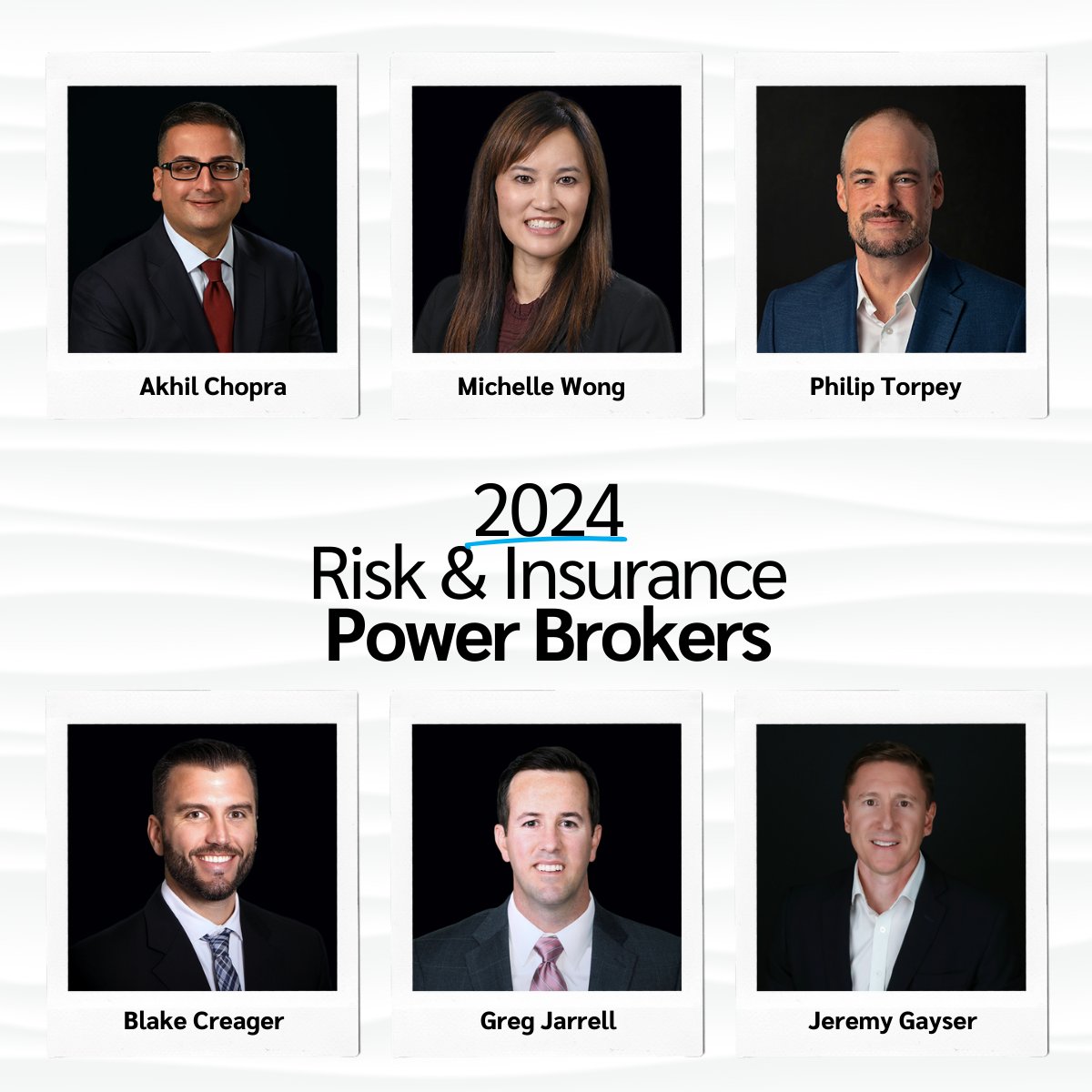 Proud to announce that six of our talented Lockton Associates were named to the 2024 Risk & Insurance Power Brokers list 💪 Representing the best of the best in the industry, their skills are wide-ranging. Join us in congratulating all of our winners!