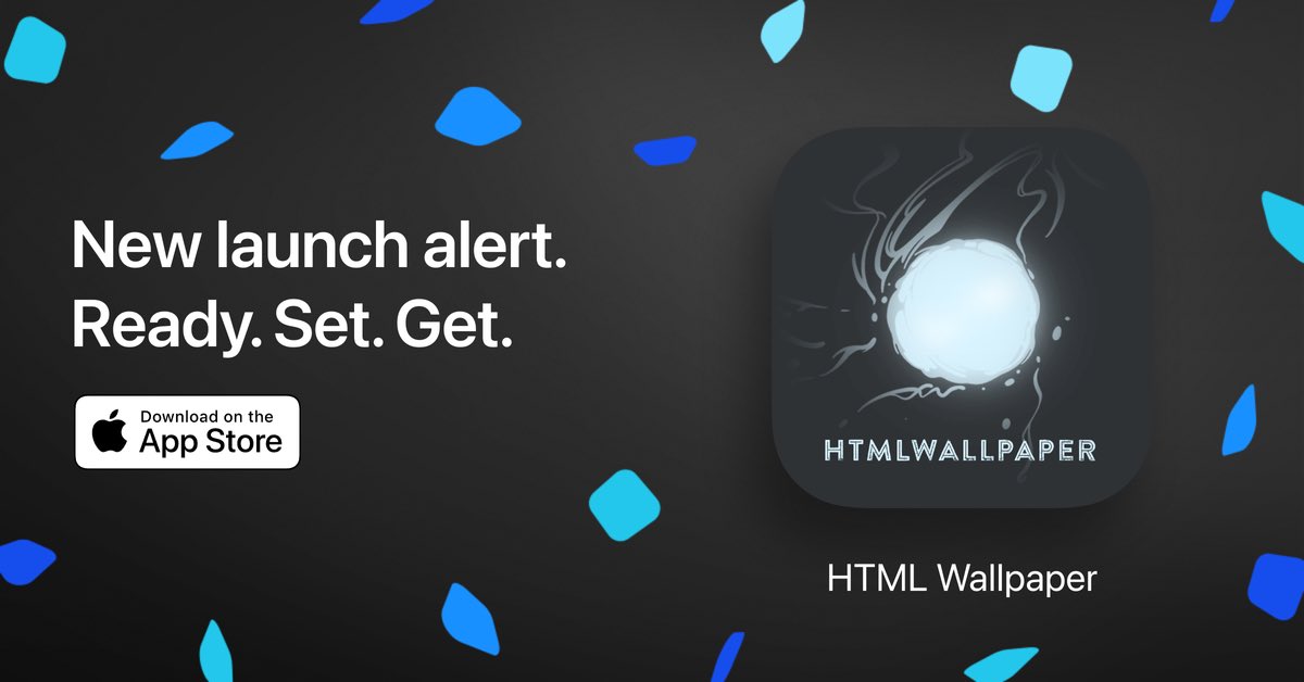 Introducing HTML Wallpaper app. Make your device appearance unique.

Bring any html side as a wallpaper to your lockscreen or homescreen.

#nojailbreak #iOS17 #HTMLWallpaper

<a href="/kleinmone/">Mone ☺︎</a> <a href="/Attairdu57slm/">Att57 </a> 

apple.co/49w4rdl