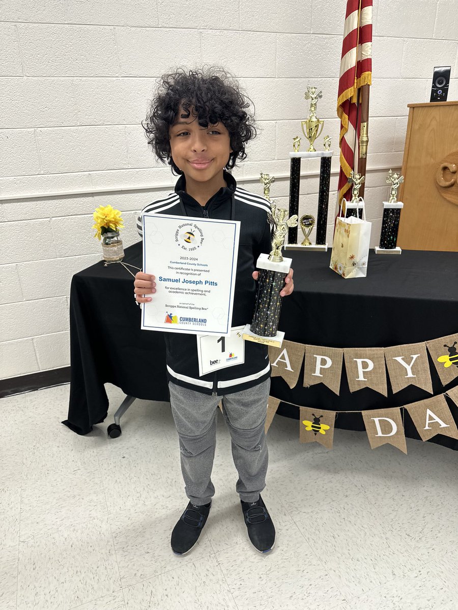Martina Graham, M.Ed, NBCT (@martina_graham1) on Twitter photo We are BUZZING with excitement to announce our Level II Champions for Tuesday🐝🏆🥇These students will go on to compete in our District Spelling Bee on March 1st! <a href="/CumberlandCoSch/">Cumberland County Schools</a> <a href="/EEMillerElem/">EE Miller Elem</a> <a href="/EMHoneycuttEle1/">E. M. Honeycutt Elementary School</a> We are BUZZING with excitement to announce our Level II Champions for Tuesday🐝🏆🥇These students will go on to compete in our District Spelling Bee on March 1st! <a href="/CumberlandCoSch/">Cumberland County Schools</a> <a href="/EEMillerElem/">EE Miller Elem</a> <a href="/EMHoneycuttEle1/">E. M. Honeycutt Elementary School</a>