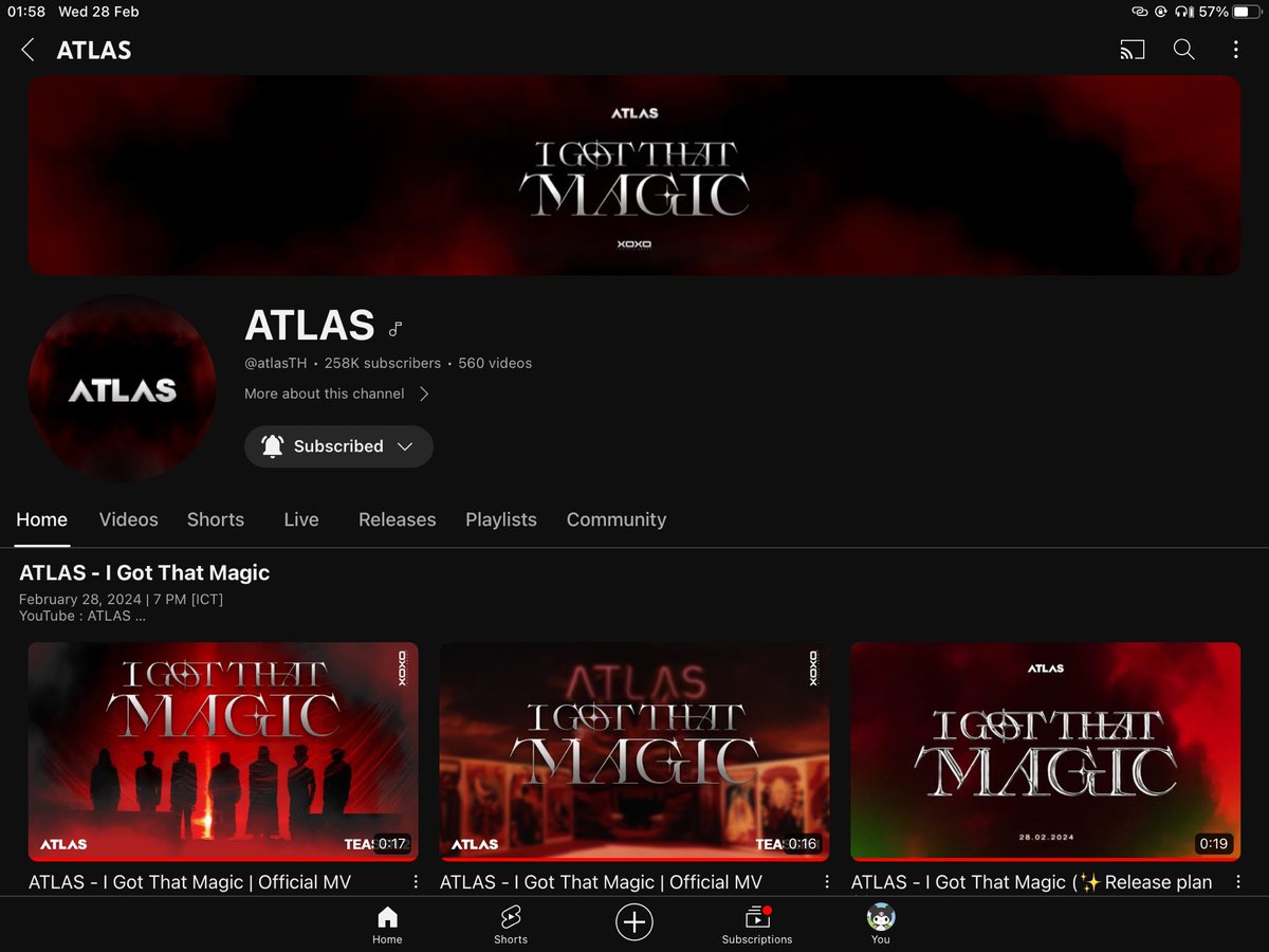 fforfor_'s tweet image. หน้ายูทูปสวยเท่มากอะ

#ATLASIGotThatMagic_Teaser2 
#ATLAS_COMEBACK2024
⟢ #ATLASth , #ATLAS_th 𐙚♡ྀི𓂃꙳⋆