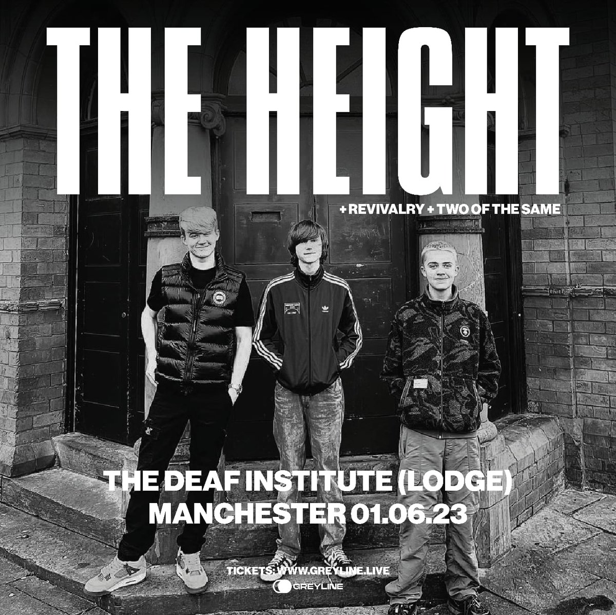 🎵🎵 GIG ANNOUNCEMENT 🎵 🎵 BOSH!! We get to play the legendary @DeafInstitute BOSH!! We get to do it with our good friends, the awesome @TheHeightBand and Two Of The Same Thank you @greylinelive 🔥🔥🔥 #SYDTF