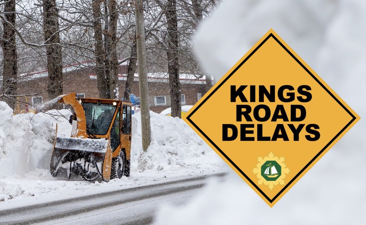 KINGS RD: Clearing will continue for a second day on Kings Road on Wednesday, February 28. Crews will be working on sidewalk widening between Churchill Dr and Crescent St by Wentworth Park. Traffic will be reduced to two lanes. Access downtown via George, Prince and Alexandra.
