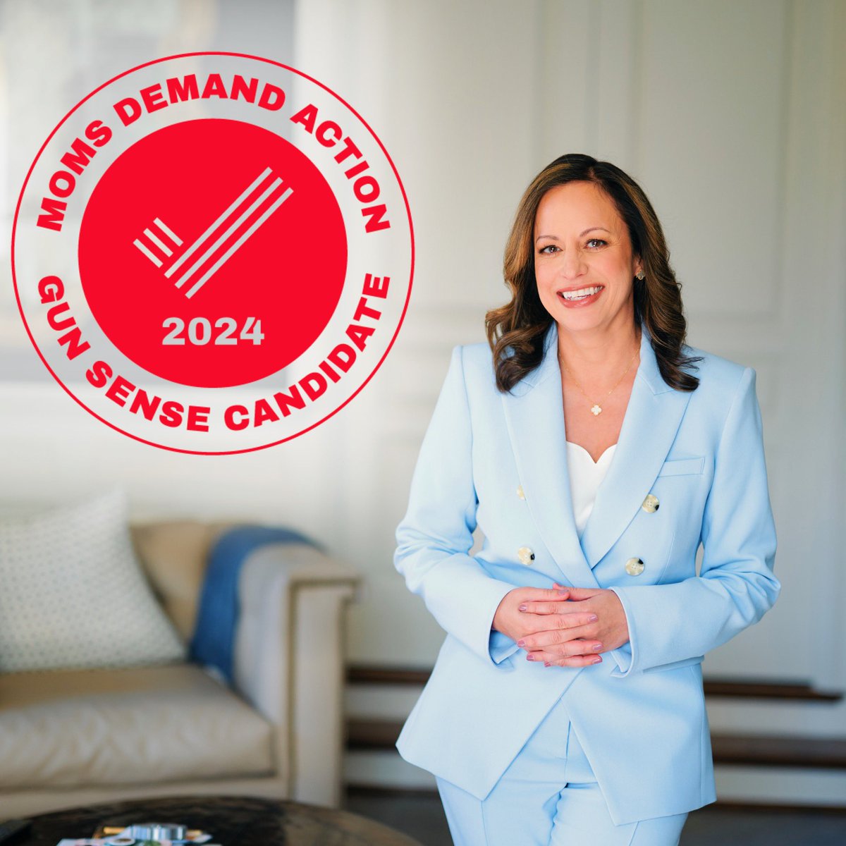 YasminForTexas's tweet photo. It is an honor to be awarded the Moms Demand Action Gun Sense Candidate Distinction. Keeping our families safe will be my top priority in the Lege. I know that together we can win in November and make Texas safer for all of our families. #txlege #dallasdems #TeamYasmin #HD108 https://t.co/xe7wKGi9KY