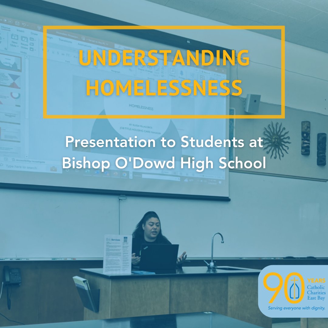 One of our Housing Services Care Managers recently visited @odowddragons to speak on how homelessness affects the community. She helped students understand her role and different career paths for Case Management. Thanks for having us! #casemanagement #homelessness