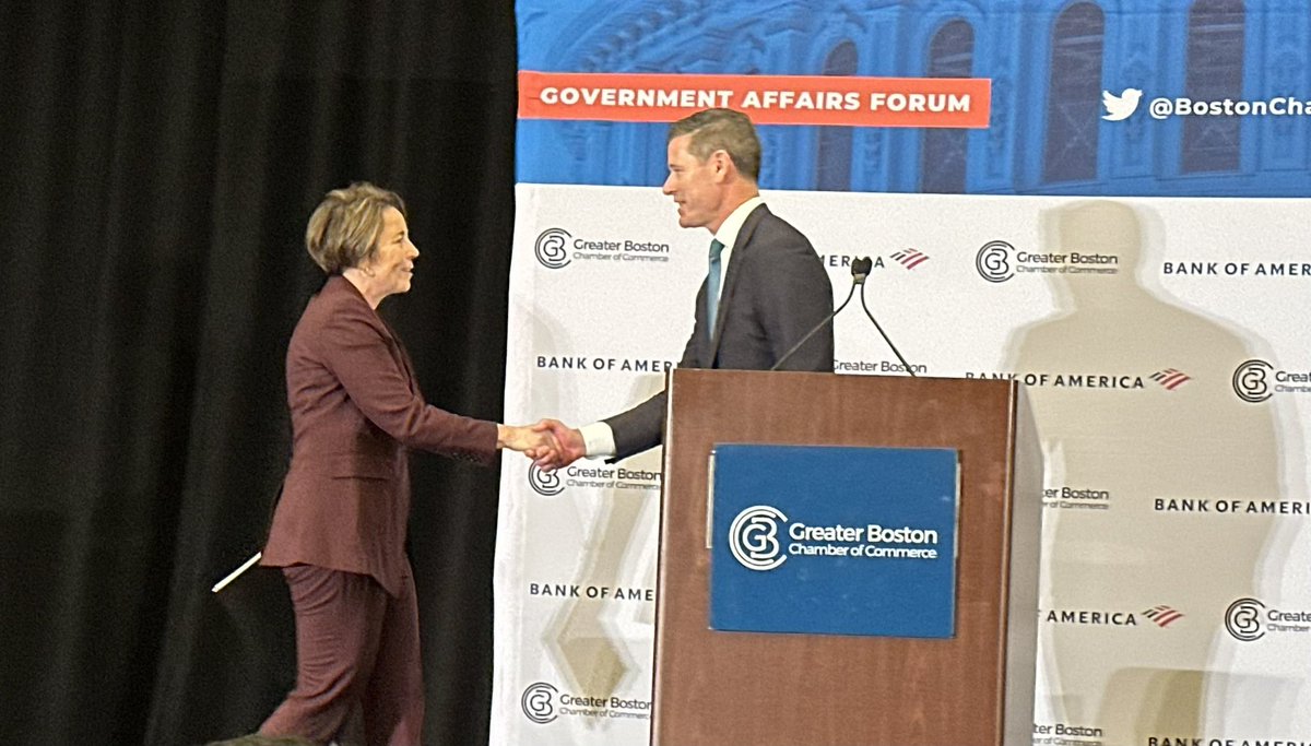 Miceal Chamberlain (@mg_chamberlain) on Twitter photo Kicking off our 20th year as the presenting sponsor of the <a href="/GbccPolicy/">Boston Chamber Public Policy</a> Government Affairs Forum featuring <a href="/MassGovernor/">Governor Maura Healey</a> Maura Healey. Congratulations to <a href="/Boston_Rooney/">James E. Rooney</a> and the entire <a href="/bostonchamber/">Boston Chamber</a> for another successful event. Kicking off our 20th year as the presenting sponsor of the <a href="/GbccPolicy/">Boston Chamber Public Policy</a> Government Affairs Forum featuring <a href="/MassGovernor/">Governor Maura Healey</a> Maura Healey. Congratulations to <a href="/Boston_Rooney/">James E. Rooney</a> and the entire <a href="/bostonchamber/">Boston Chamber</a> for another successful event.