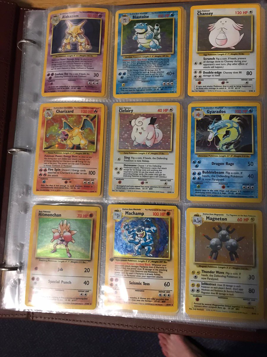 #PokemonDay today!! Between my husband and I we have a full set of fossil, base set, team rocket and jungle. Yes they are framed. Yes I would grab these if the house was on fire. Most are the originals I collected when I was 12/13 years old. #pokemongeek