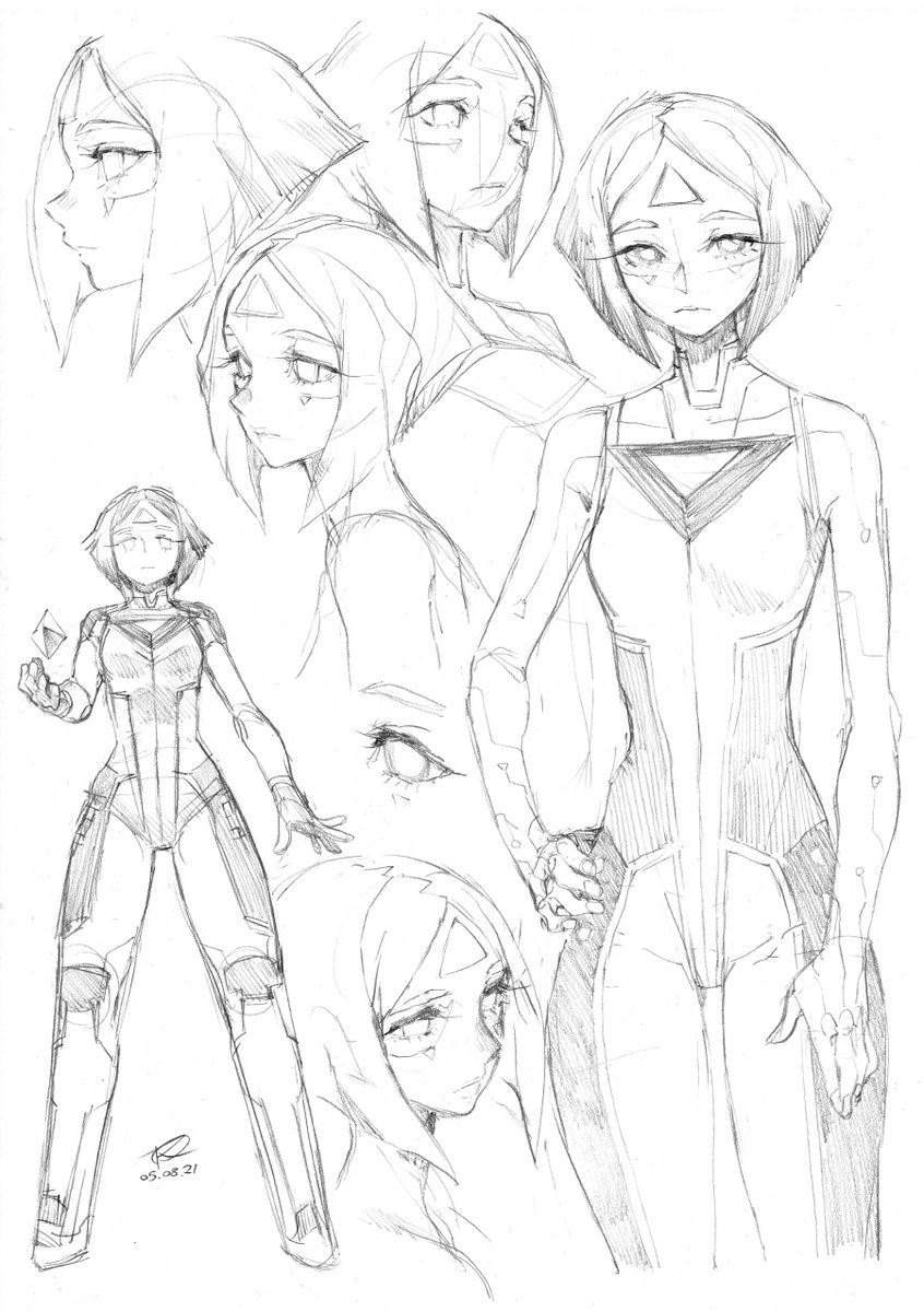 Second batch of development sketches of our Harmony Llupia

Illustrated by Roonsheen
#baconproject