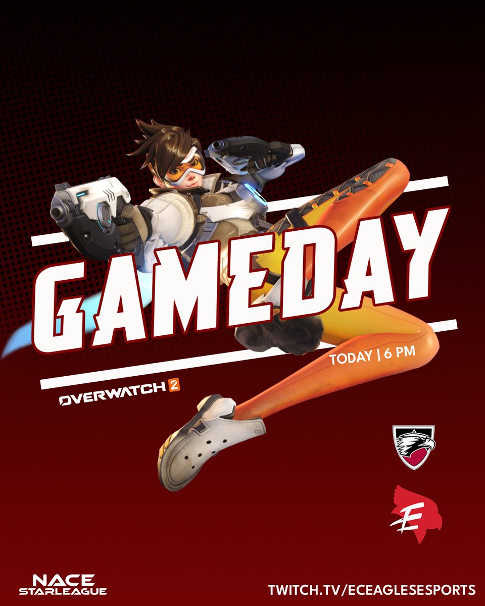 It's Gameday on this beautiful day! Edgewood College is coming off a win last week and we are looking to keep that streak alive. 

🎮 Overwatch 2 vs Illinois State University Redbirds
⏲️ 6 pm cst
💻  Twitch.tv/eceaglesesports