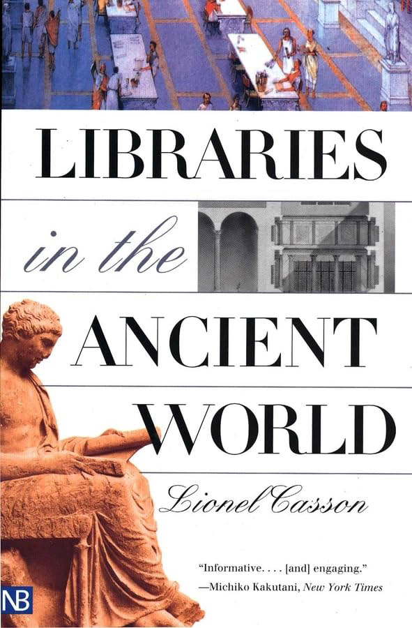 khalidsyossef's tweet image. #AncientLibraries #History #Alexandria #Greek #RomanWorld 
Libraries in the Ancient World
Lionel Casson
Yale Univ Pr, 2008
#OpenAccess
repo.iainbatusangkar.ac.id/xmlui/handle/1…
The Idea of the Library in the Ancient World
Yun Lee Too
Oxford Univ Pr, 2010
PDF on IA ⬇️
archive.org/download/yun-l…