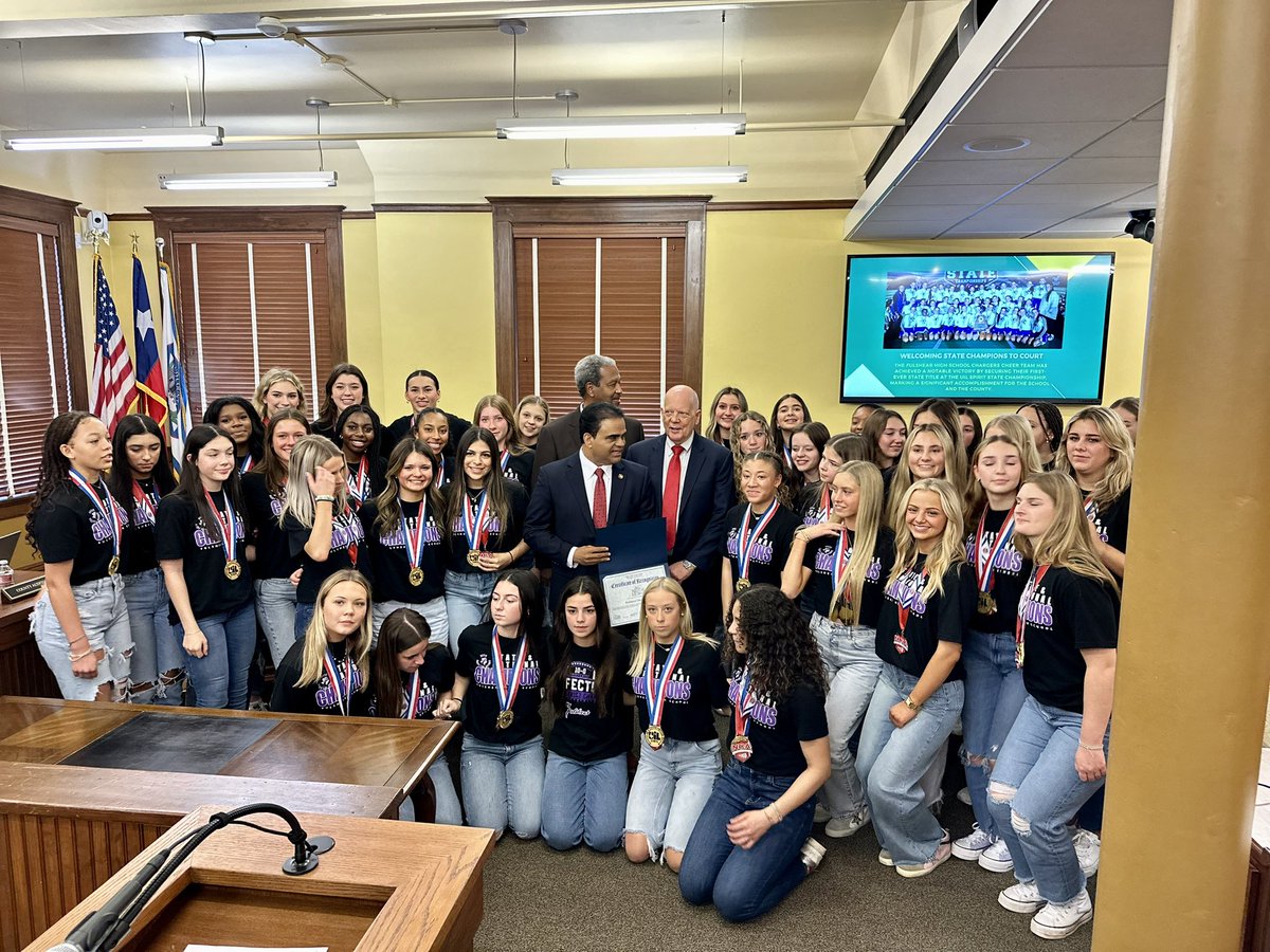 Coach Codutti (@coachcodutti) on Twitter photo Huge congratulations to our own <a href="/fulshearcheer/">The Spirit of Fulshear High School</a> for being awarded by the <a href="/FortBendCounty/">Fort Bend County</a> court today. For their state and national championships Huge congratulations to our own <a href="/fulshearcheer/">The Spirit of Fulshear High School</a> for being awarded by the <a href="/FortBendCounty/">Fort Bend County</a> court today. For their state and national championships