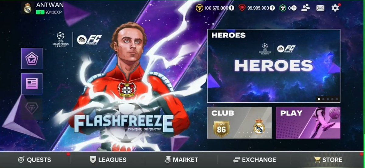 khoonigamingg's tweet photo. Hero Event main screen 😍 https://t.co/7NrYqxZCWu