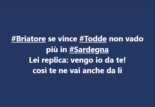 #Briatore #ToddePresidente #Sardegna #regionali2024