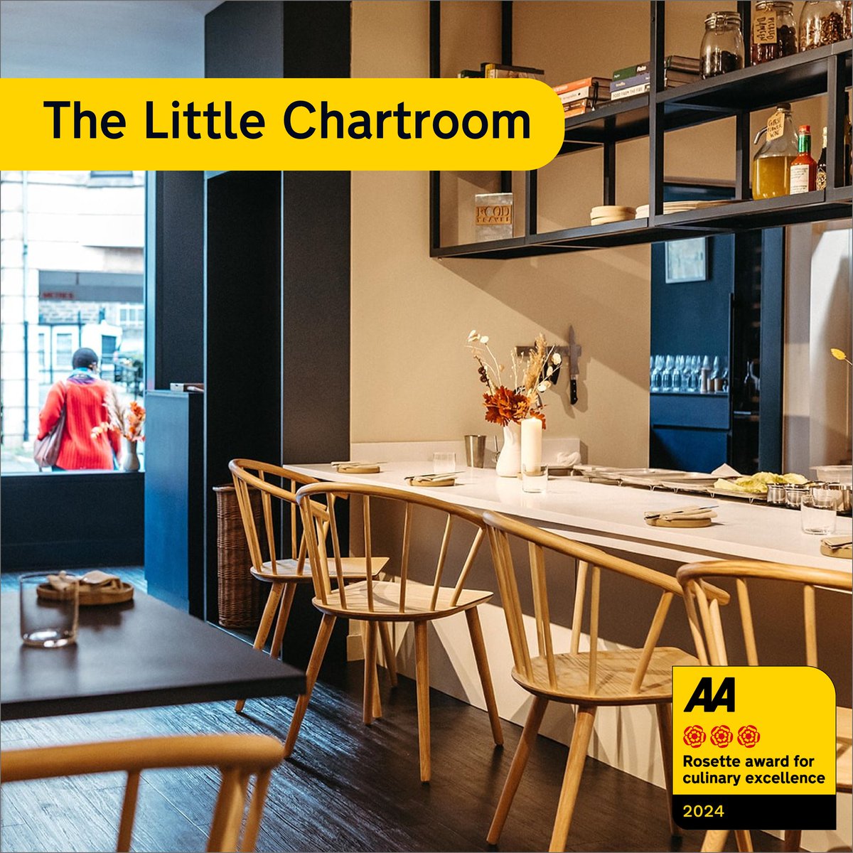 Huge congratulations to Chef Roberta Hall-McCarron and the team at <a href="/LittleChartroom/">The Little Chartroom</a> in #Edinburgh who've been awarded 3 #AARosettes! > tinyurl.com/4rzxt4my

#AAawards #Rosettes <a href="/rakporcelaineu/">RAK Porcelain Europe</a> #MakeSureItsRAK <a href="/VisitScotNews/">VisitScotland News</a> <a href="/VisitScotland/">VisitScotland</a> #Scotland