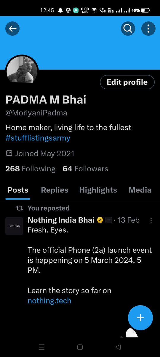 Done #Bhai @getpeid  @nothingindia

Bhai Bhai Bhai Bhai 😂

Sharing the Bhai screenshot 😂

Get in buddies 😎
@Snehaa_2009 
@SudhaaDubey 
@Mona_J90 
@Romamoriyani1 
@Nisha_Capricn