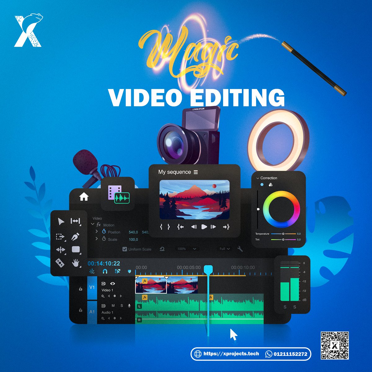 xprojects80's tweet image. 🎥✨ Dive into the World of Cinematic Excellence with XProjects! ✨🎬

Discover the art of storytelling through our unparalleled video editing expertise. With XProjects💥🤩
#XProjects
#unlockTheDigitalWorld
#VideoEditing