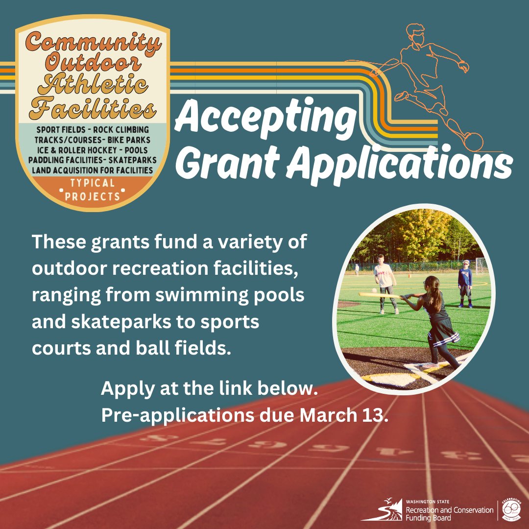 Does your community need a sports court or field? How about a swimming pool or skating rink? Our COAF grant provides funds for facilities like fields, courts, pools, tracks, skating rinks, and even acquiring land. Pre-applications due March 13.
Learn more: rb.gy/q7lfjw