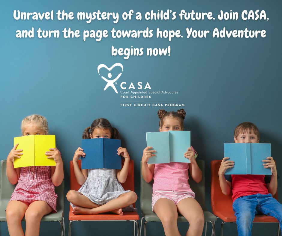 🌟 Turn the page towards hope! 📚 Your adventure in making a difference begins now. 💙 Join our CASA family and be a voice for children in need. ✨ Training starts April 6!🤝 #MitchellCASA #VolunteerRecruitment #MakeADifference