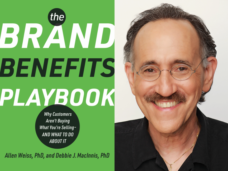 NEW EPISODE! The Marketing Book Podcast: “The Brand Benefits Playbook: Why Customers Aren't Buying What You're Selling--And What to Do About It” by Allen Weiss and Debbie MacInnis @allenweiss @MattHoltBooks @MarketingProfs salesartillery.com/marketing-book…