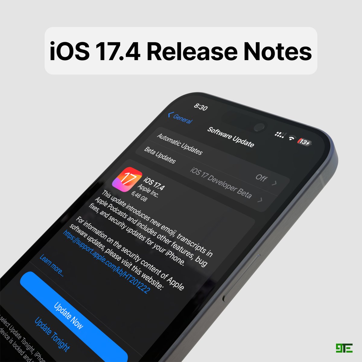 9techeleven's tweet photo. iOS 17.4 Release Notes Shared By Apple
Read them here:
https://t.co/jmvbz2HE5m
#iOS174 #iOS174RC https://t.co/mpQaBD67H3
