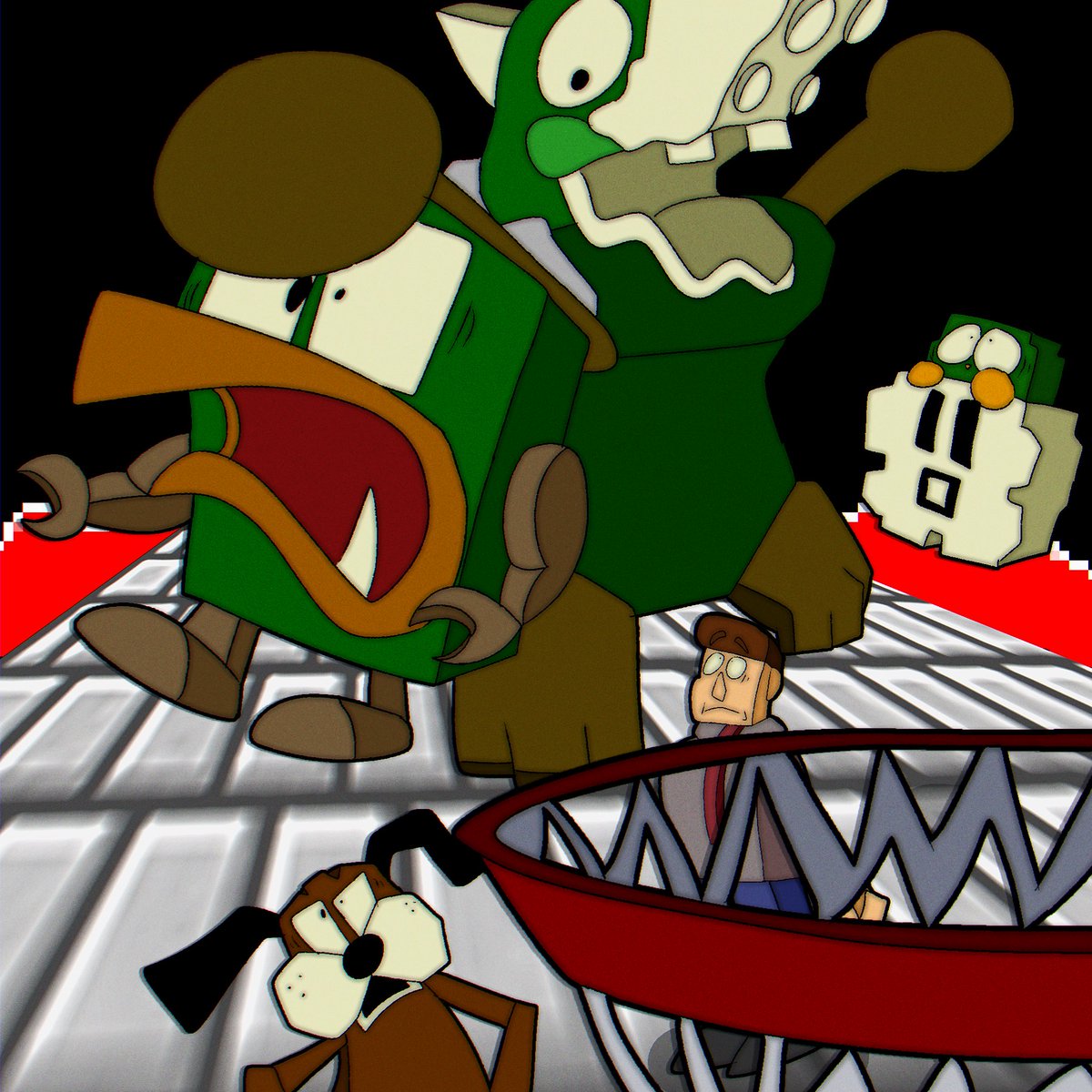 kris_Draws2002's tweet photo. Bowser playing basketball lol
(Context: the reason I did this is because I donโt know why but bowserโs segment in unbeatable makes think of bowser balling lol)
#mariomadnessv2 #fridaynighfunkin #mrsys #bowser #lakitu #duckhuntdog #smick #MariosMadness #mario https://t.co/QjwzwXsgP4