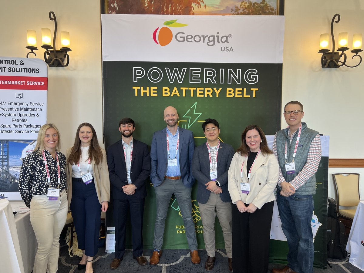 Even with a $27 billion e-mobility and battery industry, Team Georgia is still on the ground at events like @naatbatt 2024 to recruit innovative companies. More on why companies are choosing Georgia: bit.ly/3SRTETT