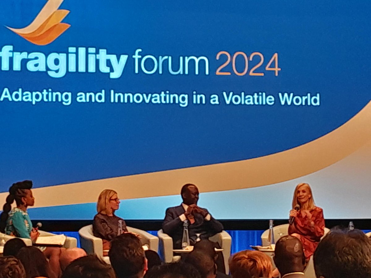 WorldVisionBiH's tweet photo. Duska Jurisic, BiH Deputy minister MHRR says that involving vulnerable groups and resources as women and children in defining solutions is critical. No future can be built without their voices and potential. #fragilityforum. And we couldn't agree more! #WVWB24 https://t.co/Ceuy9E50UR