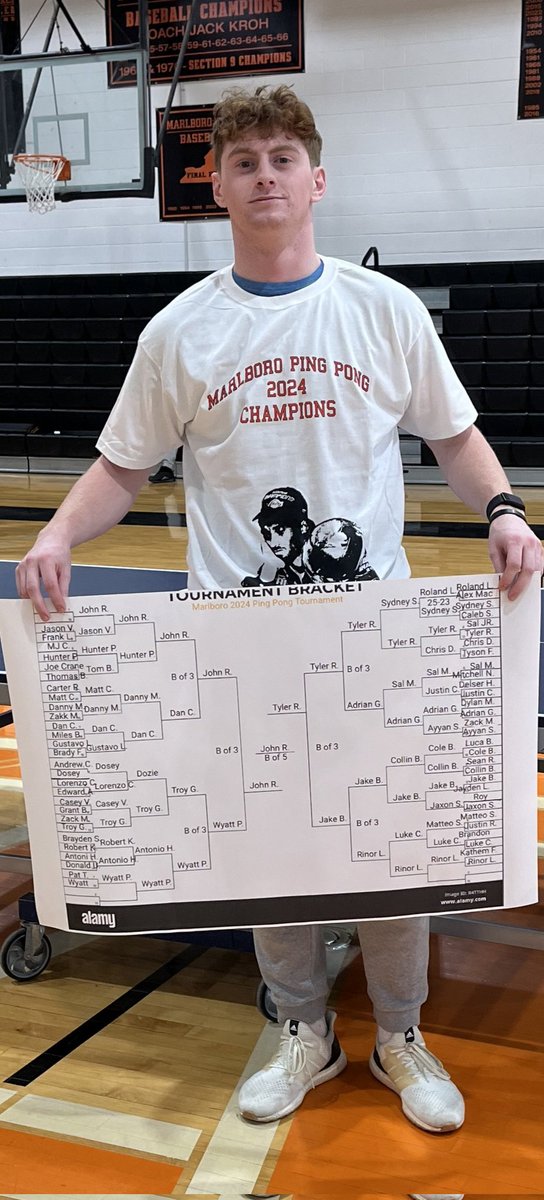 Congratulations John Ryder!! This Duke is the 2024 Physical Education Table Tennis Champion.