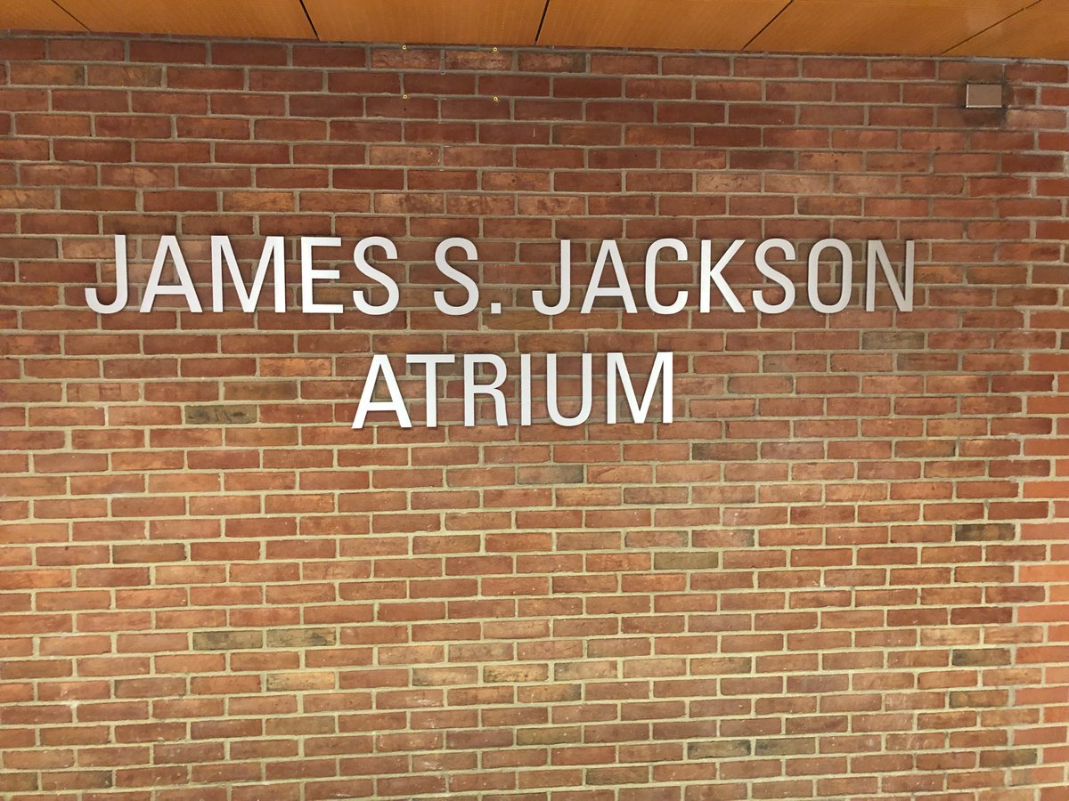 In Dec. the @umisr atrium was named after @PRBA_ISR's James S. Jackson. @RCGD_ISR @SeatonEleanor @DrNeblett @SandyDarity @TrustGoodwill @christinajcross @CCollinsPhD @rianaelyse @ChristyLErving @doc_thoughts @HopeOnCall @RyonCobb @tenelewis2 @beyoung40 @DawneMouzon @DrDurkee