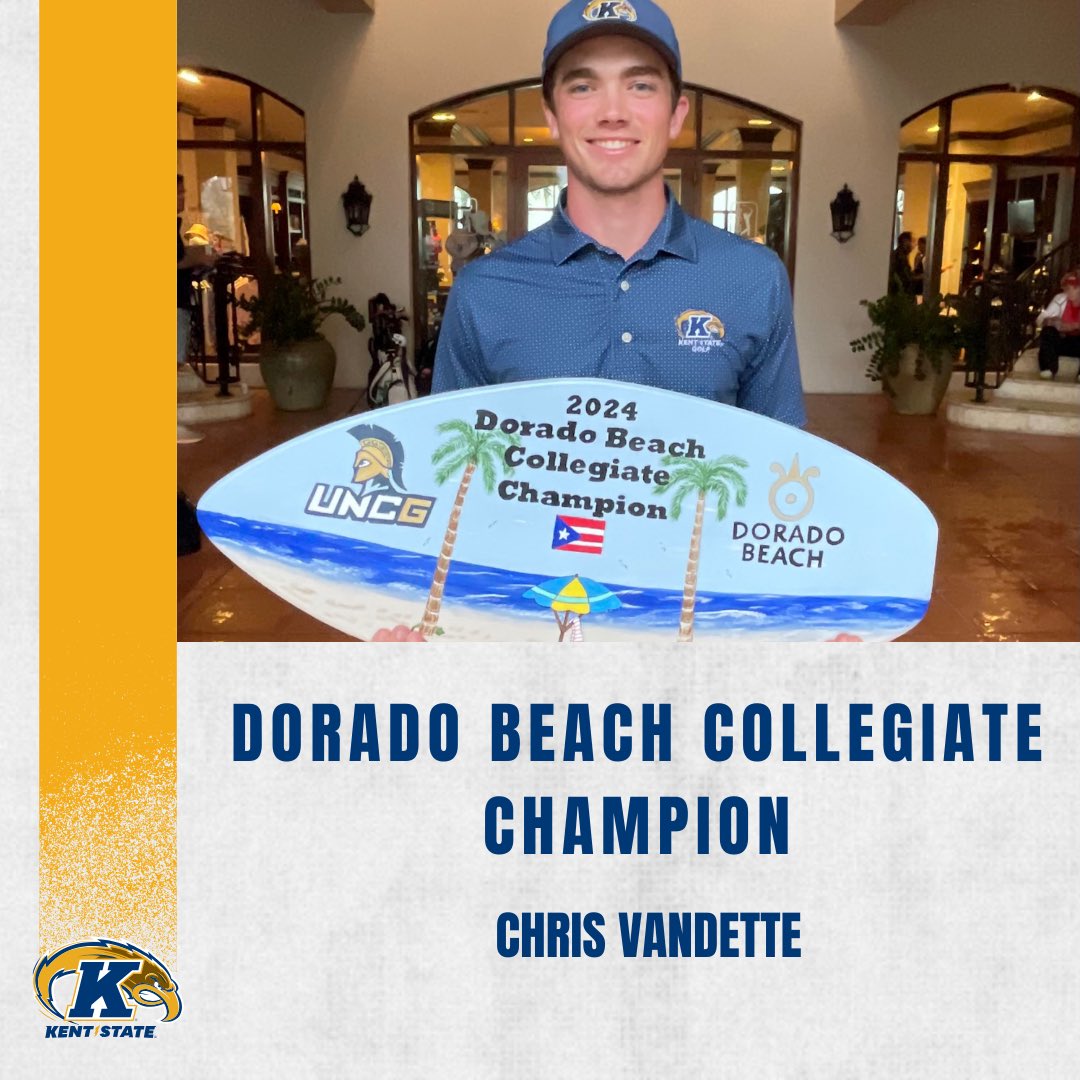 Chris Vandette won his 4th collegiate tournament shooting -14 (64-66) over 36 holes 👏 #GoFlashes⚡️