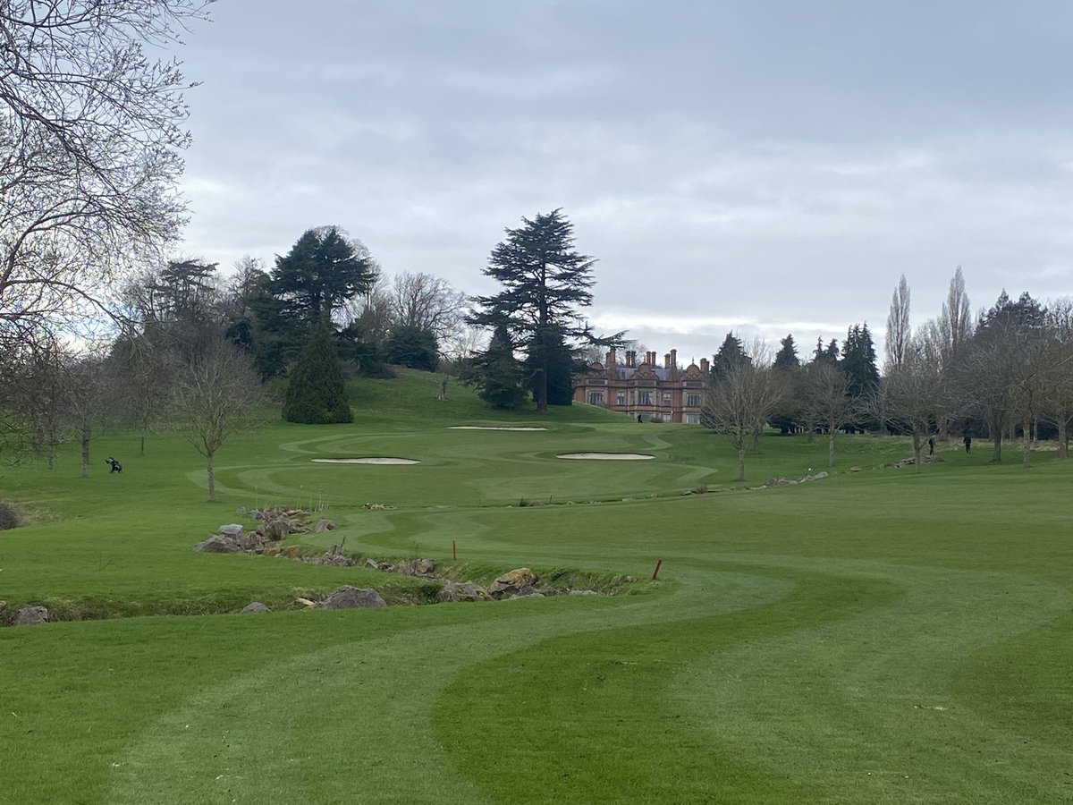 Closed from flooding Friday and Saturday, carry only Sunday, trolleys out Monday, mowers out Tuesday. Just a shame it’s back to rain tomorrow. Was nice to have the spirits lifted temporarily seeing the course actually look like a course again