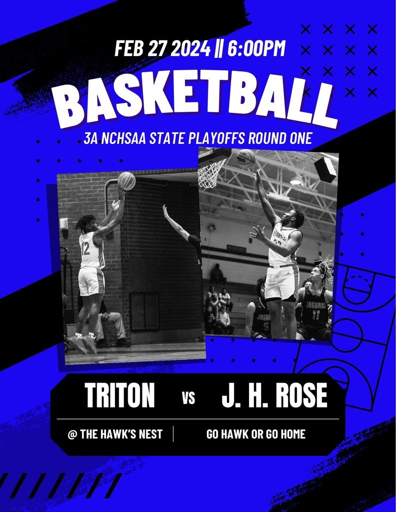 Let's fill those HOME bleachers with Triton Blue Tonight!!!