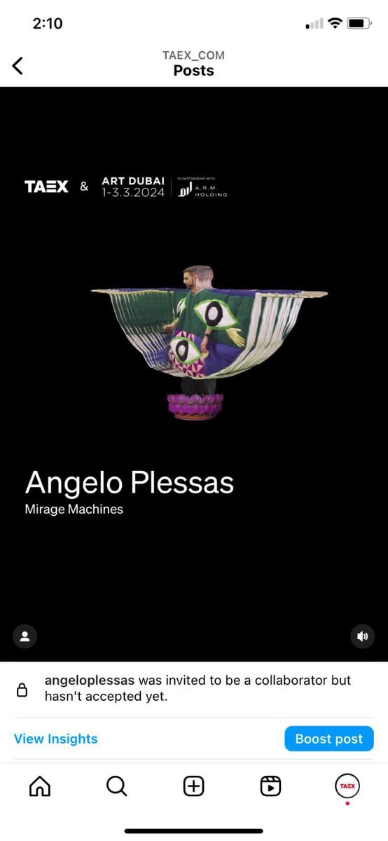 So thrilled to show Technoshamanist Art Manifesto with <a href="/taex_com/">TAEX</a> at <a href="/artdubai/">Art Dubai</a> thanks <a href="/vlada_one/">Vlada One</a>