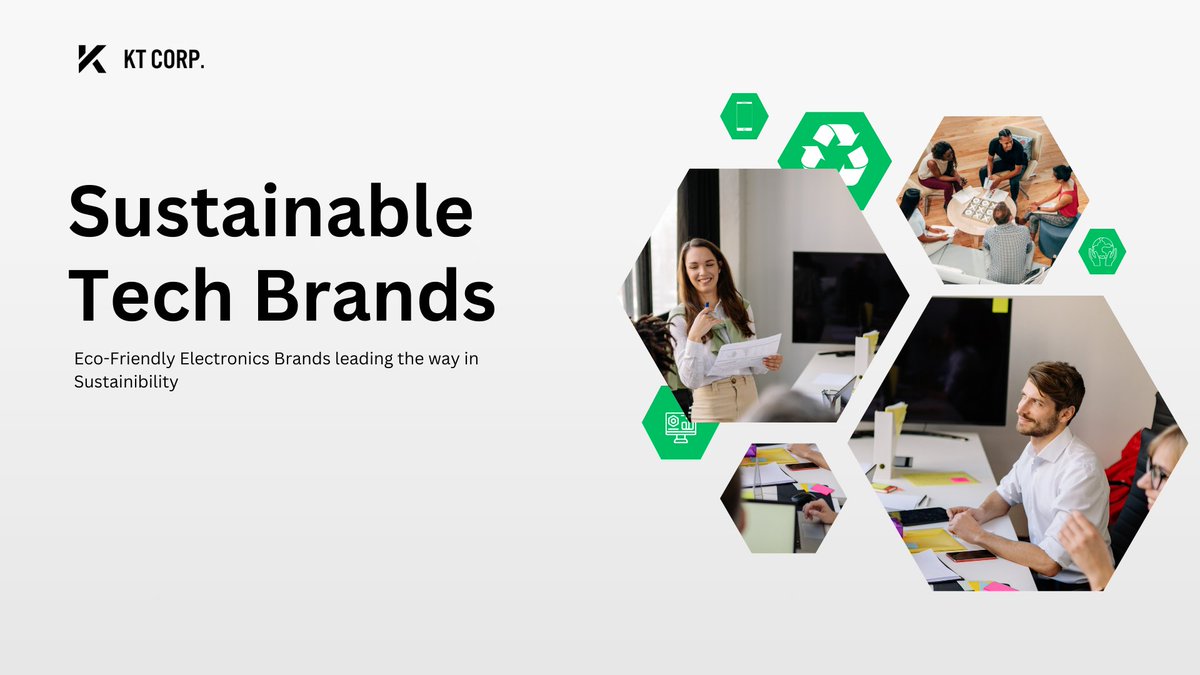 Sustainable Tech Brands leading the way in the Circular Economy.

ktcorpworldwide.com/sustainable-te…

#sustainabletech #greentechrevolution #ecofriendlyinnovation
#techforgood #greentechleaders #futureofsustainability #innovateresponsibly #planetfriendly #renewablerevolution
#ethicaltech