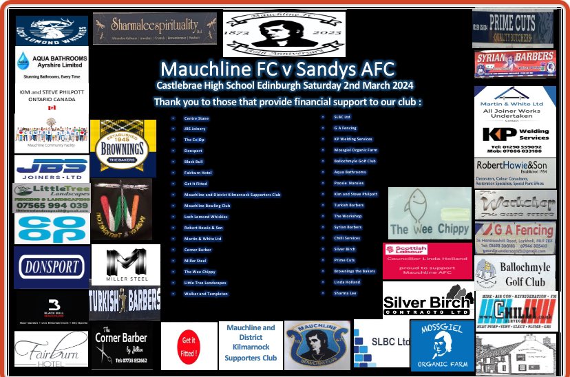 Mauchline United AFC tweet media