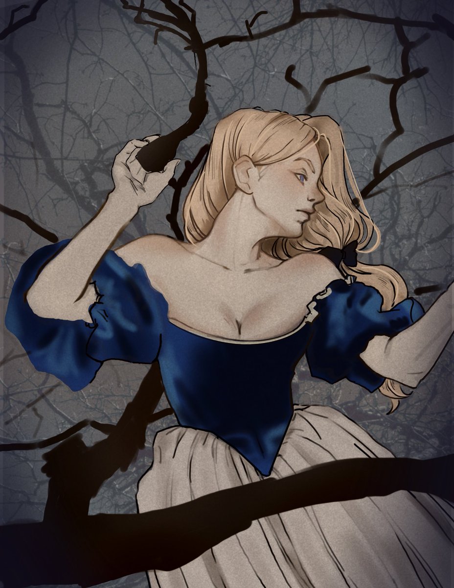 Historical mystery AU #Mercedes Von Martritz 🕵️‍♀️🥀
#FE3H #Procreate #FireEmblem