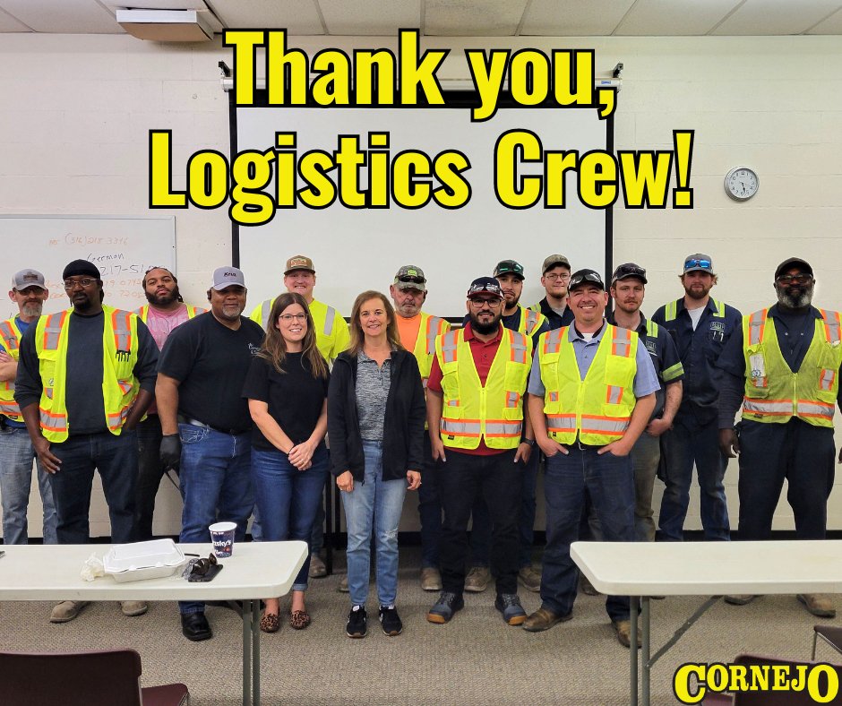 Today we said a hearty "Thank you!" to our hard-working logistics crew with an early Employee Appreciation Day lunch. The Logistics team is a key component of our business, transporting aggregates to our teammates &amp; customers. Please join us in thanking them for all they do!
