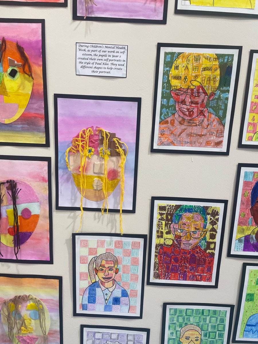 For Children’s Mental Health week, pupils across school created their own self portraits in the style of different artists. Don’t they look amazing?!? 🖼️ 🧑‍🎨
