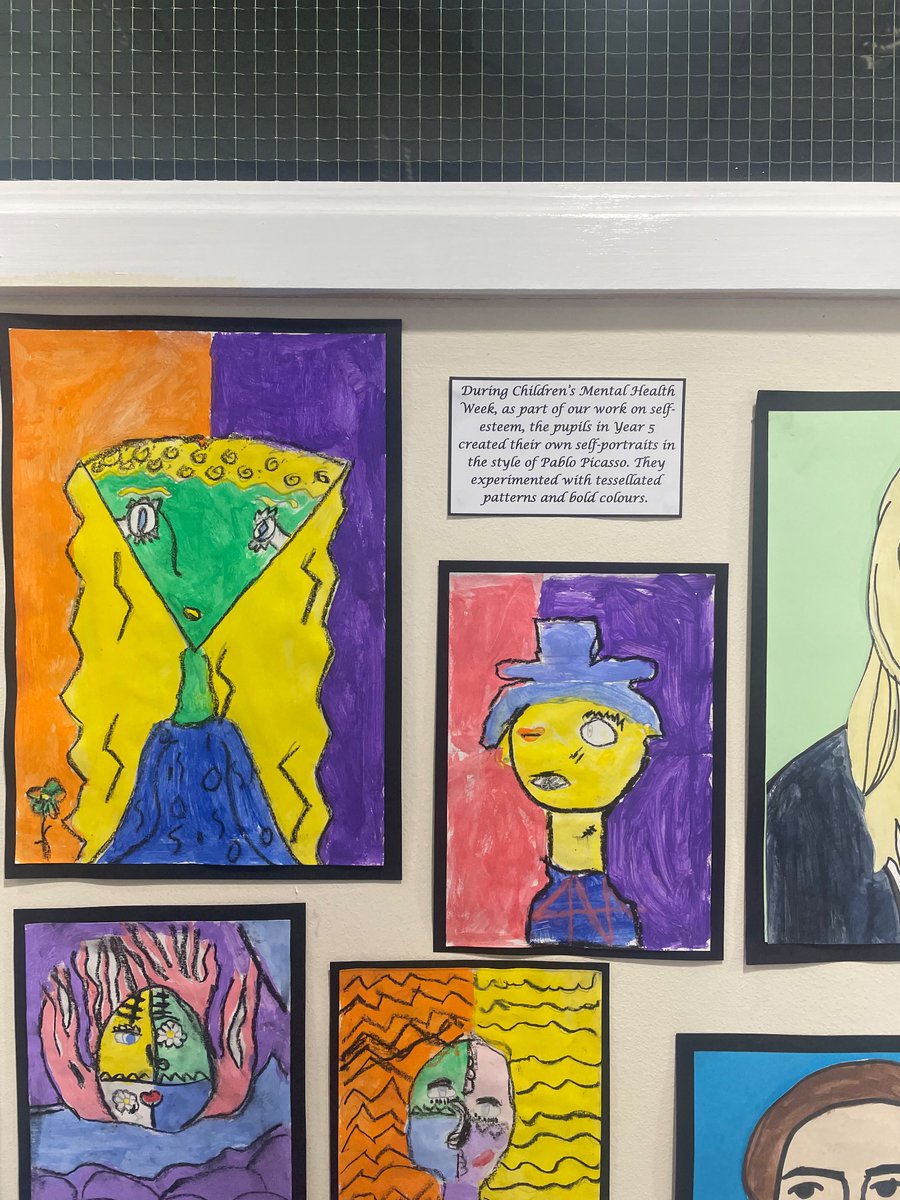 For Children’s Mental Health week, pupils across school created their own self portraits in the style of different artists. Don’t they look amazing?!? 🖼️ 🧑‍🎨