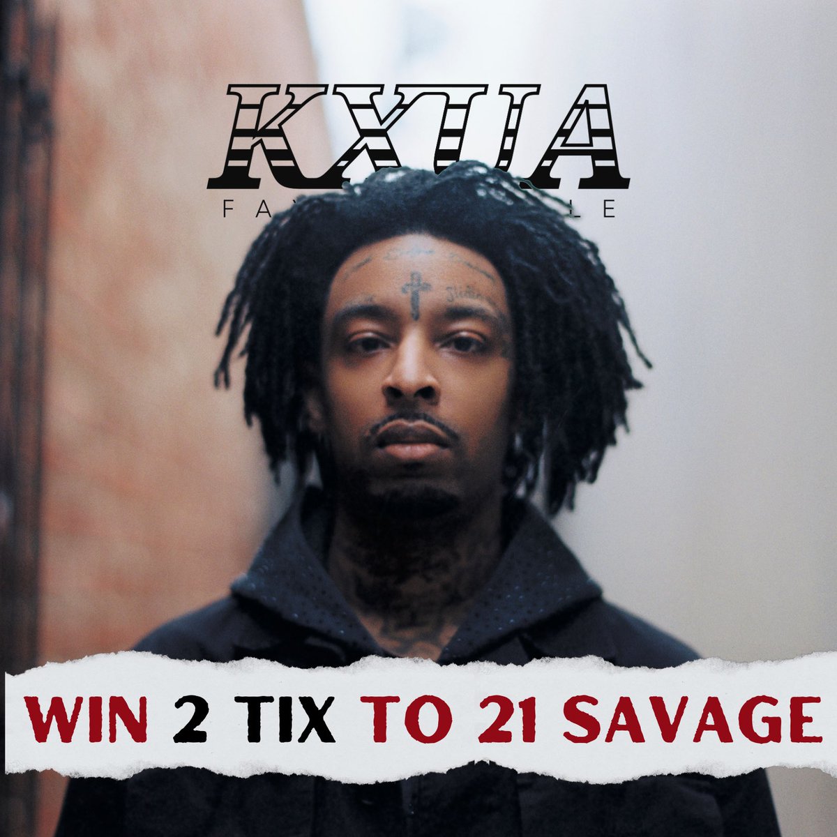 We’re giving away two tix to 21 Savage at the Walmart AMP! Twitter won’t let us link a competing social media platform, but go check out @kxua on another social media platform (that starts with “I” and ends with “gram”) for more info!