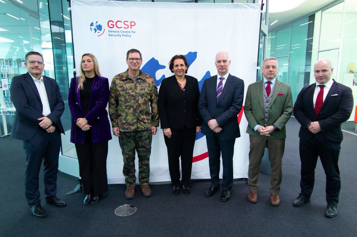 The GCSP (@thegcsp) on Twitter photo Our Deputy Director <a href="/OrisichCh/">Ch. Orisich</a> and her team had the honor to recently welcome Director of Communications/Information Systems & Cyber Defence Brigadier General Sean White, and the Head of Division EUMS Christian Wagner at the GCSP. Many thanks for the fruitful discussions! Our Deputy Director <a href="/OrisichCh/">Ch. Orisich</a> and her team had the honor to recently welcome Director of Communications/Information Systems & Cyber Defence Brigadier General Sean White, and the Head of Division EUMS Christian Wagner at the GCSP. Many thanks for the fruitful discussions!