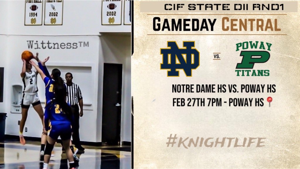 iamamiawitt's tweet photo. GAME DAY‼️ 
vs. Poway HS 
#CIFSTATE #Round1 🟢 #WatchMeWork 

"Job not finished!"-Kobe 

I WILL PERSIST TILL I SUCCEED!🏁😤
#iHoop #iShoot #iWork #iAm #SixOne #2024 #NotreDame #FamilyBusiness
#Wittness™️
•
•
@iamrameonjr @iambellawitt @AJ_Moye2 @coachjena55 @Tarek_Fattal https://t.co/xGyMR6DL7h