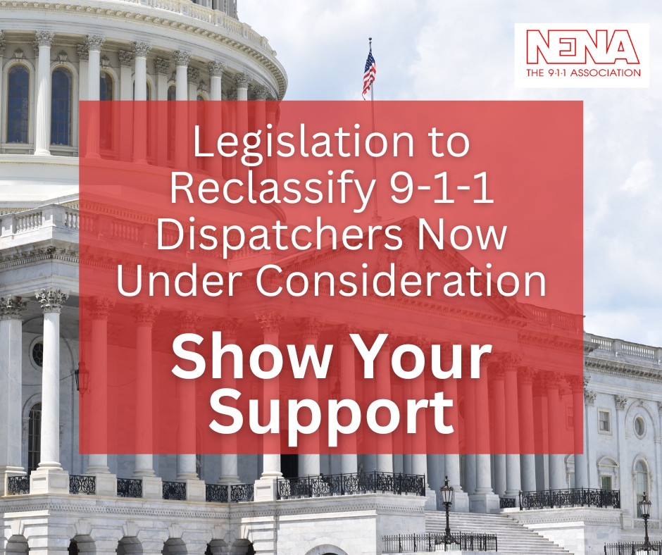 911NENA911's tweet image. Join us in supporting the 911 SAVES Act (H.R. 6319) and the Enhancing First Response Act (S. 3556) to give 9-1-1 professionals the occupational classification and recognition they deserve. Take action today. #911SAVESAct #EnhancingFirstResponseAct

votervoice.net/NENA/Campaigns…