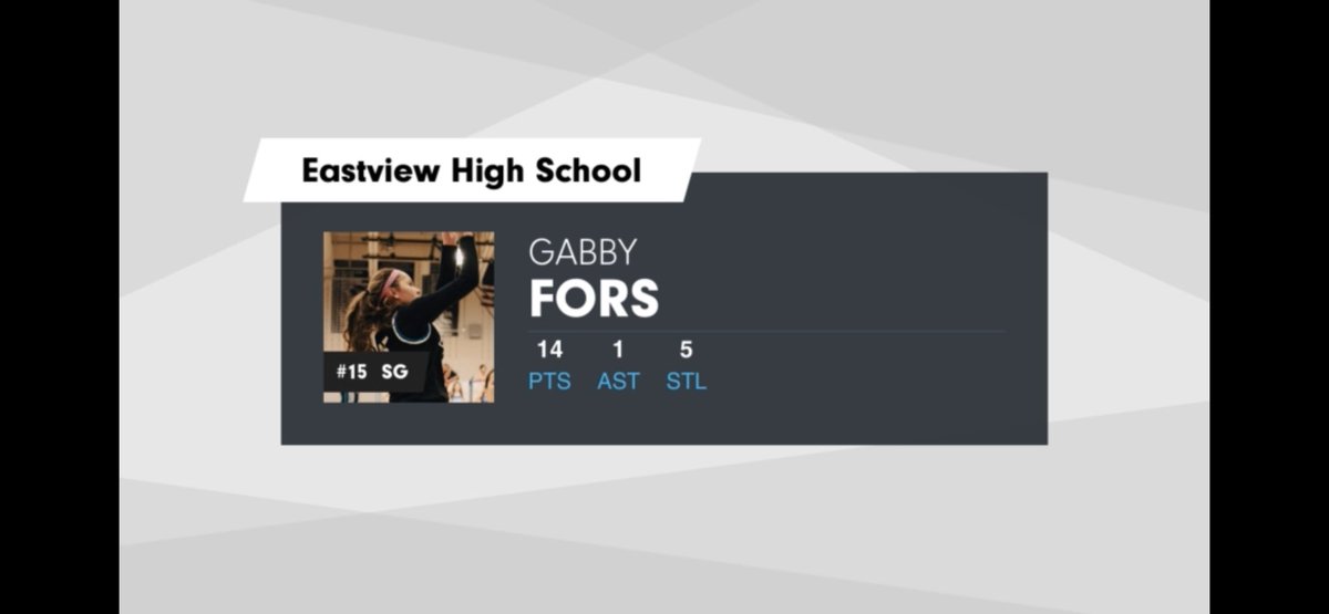 The best form and shot in MN! Top tier on-ball defender and unselfish. Push her down and she keeps getting up. Been doing it since 5th grade <a href="/GabbyFors/">Gabby Fors</a> hudl.com/v/2NYmzU