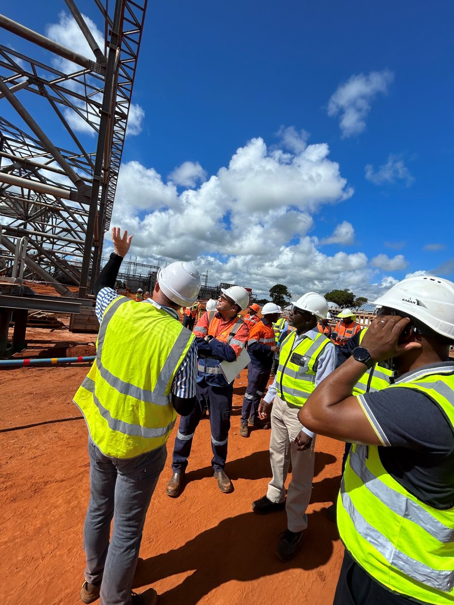 Recently, the Dep. Minister of Mineral Resources & Energy, Mozambique, Mr António Saíde, inspected the 450MW Temane project in construction. We have achieved 95% completion in engineering & procurement and 70% overall construction progress.