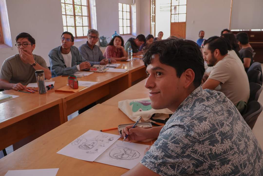 Una muy grata experiencia en la nueva edición del taller de caricatura editorial en el gran espacio del Centro de las Artes de San Agustín y en el Instituto de Artes Gráficas de Oaxaca @IAGO_mx