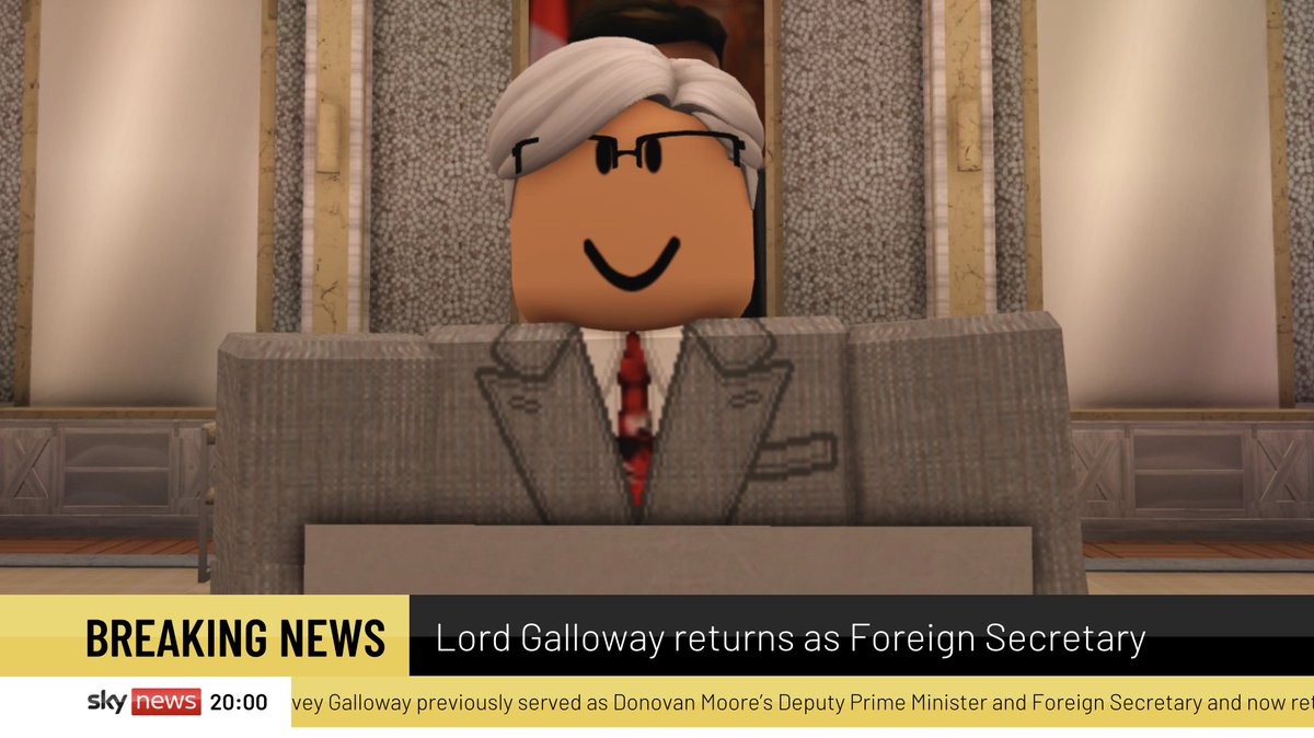 BREAKING: Downing Street has announced that Harvey Galloway will return to the government as Foreign Secretary.
