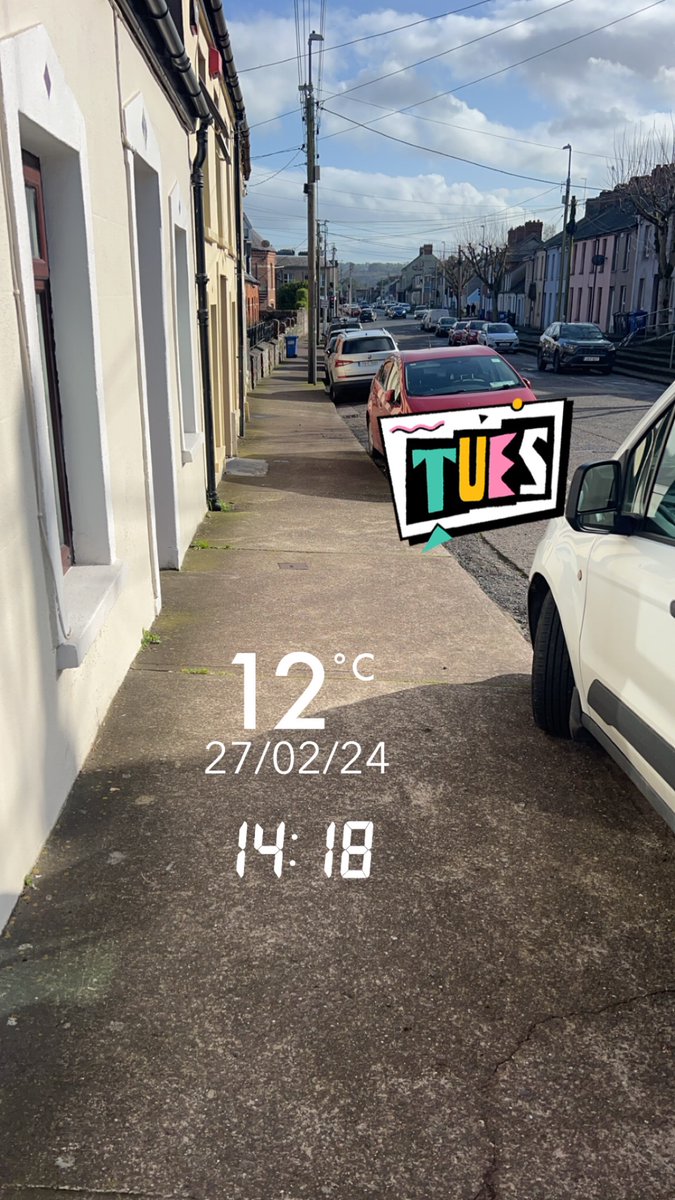 ccfcgirlnickla's tweet photo. #100daysofwalking #day58 #27feb24 @NTBreakfast #tuesday  #cork https://t.co/ER2VNisSxu