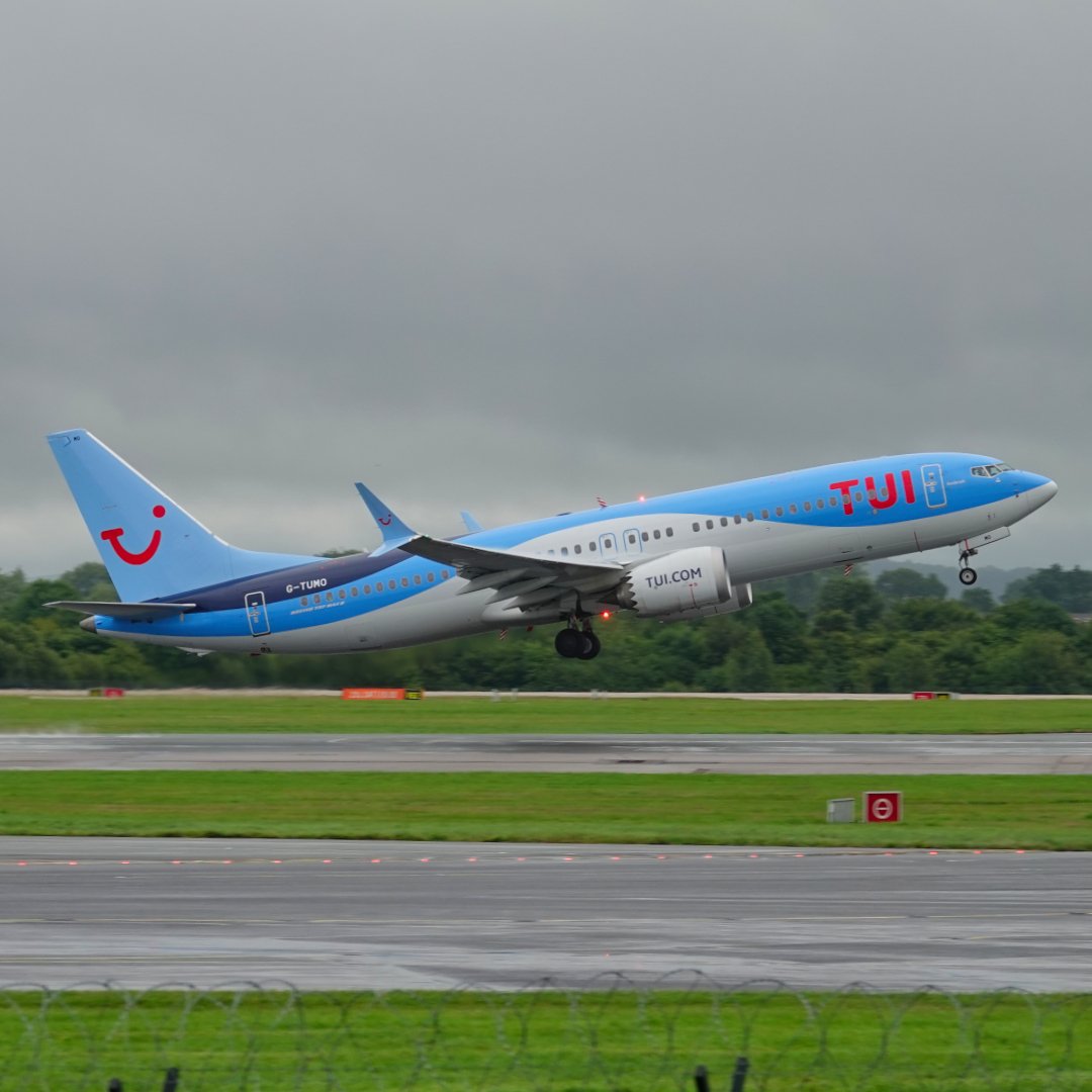 Michaelflying28's tweet photo. TUI Airways Boeing 737-8 MAX G-TUMO Innsbruck departing Manchester Airport for Heraklion International Airport "Nikos Kazantzakis" 23.7.23.
#tui #tuiuk #tuiairways #boeing #b737 #b7378 #b738 #boeing737 #boeing7378 #boeing738 #b38m #737max #738max #b737max #b738max #boeing737max https://t.co/ZrDS4rEAVi